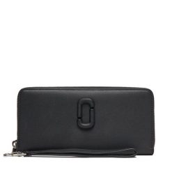 Duży Portfel Damski Marc Jacobs. Czarne portfele Marc Jacobs, bez wzorów. Za 999.99 zł.