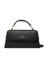 Aigner Torebka Delia S 132985 Czarny. Czarne torebki klasyczne Aigner, bez wzorów, ze skóry, bez dodatków. Za 2,319.00 zł.