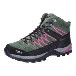 Buty trekkingowe damskie CMP Rigel Mid Wp. Czarne trekkingi CMP, z materiału. Za 319.00 zł.