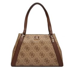 Torebka Guess. Brązowe torebki klasyczne Guess, z aplikacjami, bez dodatków. Za 719.99 zł.