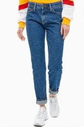 LEE ELLY SLIM DAMSKIE SPODNIE JEANSOWE JEANSY STRAIGHT BLUE L30XGAPT 112106866. Niebieskie jeansy Lee, l, bez wzorów. W wyprzedaży za 119.99 zł.
