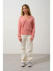 AUTHENTIC CASHMERE Kaszmirowy kardigan "Antigo" w kolorze łososiowym rozmiar: M. Różowe kardigany AUTHENTIC CASHMERE, m, bez wzorów, z kaszmiru. Za 1,043.99 zł.