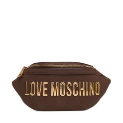 Saszetka nerka LOVE MOSCHINO. Brązowe torebki klasyczne Love Moschino, bez wzorów, bez dodatków. Za 859.99 zł.