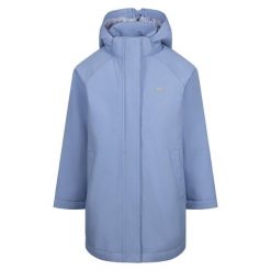 Trespass Maydew - Damska kurtka przeciwdeszczowa Tp50 Chabrowa. Fioletowe kurtki sportowe Trespass, bez wzorów, z puchu, bez kaptura. Za 272.99 zł.