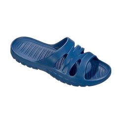 Beco Unisex Flash klapki ciemnoniebieskie. Niebieskie klapki 47 Brand, bez wzorów, bez obcasa. Za 198.99 zł.