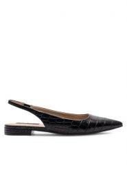 Nine West Baleriny AAFIA JF2187-1 Czarny. Czarne baleriny Nine West, bez wzorów, z materiału, bez obcasa. Za 179.99 zł.