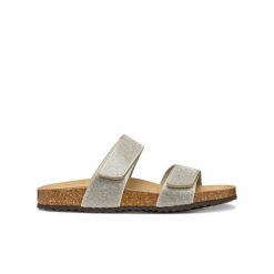 Sandały damskie Geox Brionia R D. Szare sandały Converse, bez wzorów, bez obcasa, bez zapięcia. Za 384.50 zł.