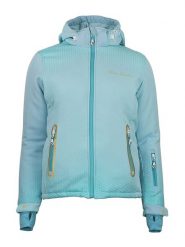 Peak Mountain Kurtka softshellowa "Abraplus" w kolorze turkusowym rozmiar: L. Niebieskie kurtki sportowe Peak Mountain, l, bez wzorów, bez kaptura, outdoorowe. Za 347.99 zł.