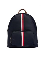 Tommy Hilfiger Plecak Popette Dome Backpack Corp AW0AW19243 Granatowy. Niebieskie plecaki TOMMY HILFIGER, bez wzorów, z materiału. Za 489.99 zł.