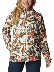 Columbia Kurtka przeciwdeszczowa "Inner Limits™ II" w kolorze beżowo-zielonym rozmiar: XS. Brązowe kurtki sportowe Columbia, xs, bez wzorów, bez kaptura, outdoorowe. Za 118.56 zł.