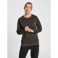 Bluza damska Hummel red Heavy. Czarne bluzy Hummel, xs, bez wzorów, prążkowane, bez kaptura. W wyprzedaży za 168.00 zł.