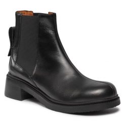 Botki See By Chloé. Czarne botki See By Chloé, bez wzorów, bez obcasa, na słupku, bez zapięcia. Za 2,099.00 zł.