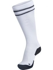 Skarpetki Hummel Element Football. Białe skarpety Hummel, bez wzorów, z materiału. Za 22.00 zł.