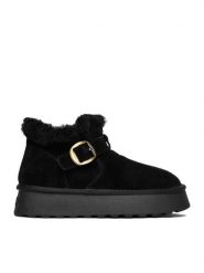 Badura Śniegowce EO-CALI-TS6287-01 Czarny. Czarne trapery i śniegowce Badura, ze skóry. Za 249.99 zł.