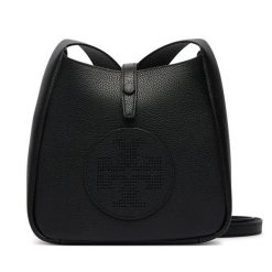 Torebka Tory Burch. Czarne listonoszki Tory Burch, bez wzorów, bez dodatków. Za 1,504.00 zł.