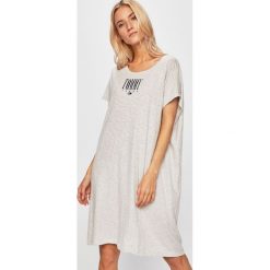Tommy Jeans - Sukienka. Niebieskie sukienki Tommy Jeans, na co dzień, s, z aplikacjami, z bawełny, casualowe, bez kołnierzyka, bez ramiączek, proste. Za 299.90 zł.