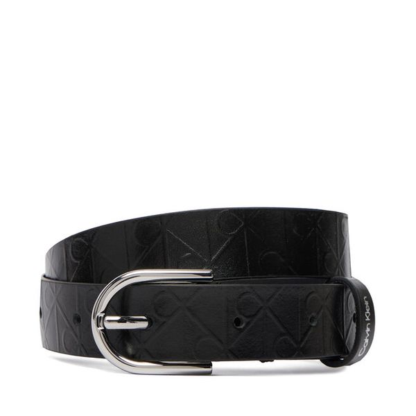 Pasek Damski Calvin Klein. Czarne paski Calvin Klein, bez wzorów. Za 249.99 zł.