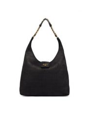 Elisabetta Franchi Torebka BS-01A-61E2-V390 Czarny. Czarne torebki klasyczne Elisabetta Franchi, bez wzorów, ze skóry, bez dodatków. Za 1,659.99 zł.