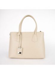 Christian Laurier Skórzana torebka "Pia" w kolorze kremowym - 33 x 30 x 12 cm rozmiar: onesize. Brązowe torby na ramię Christian Laurier, bez wzorów, z materiału, na ramię, bez dodatków. Za 260.99 zł.