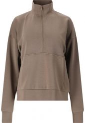 Kobieca bluza półzipowana Athlecia Jillnana. Brązowe bluzy Athlecia, bez wzorów, z materiału, bez kaptura. Za 276.50 zł.