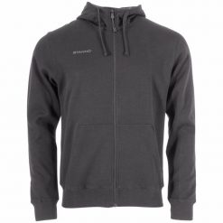 Bluza z kapturem i zamkiem błyskawicznym Stanno Base. Brązowe bluzy STANNO, bez wzorów, z bawełny, z kapturem. Za 246.50 zł.