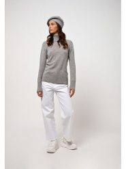 AUTHENTIC CASHMERE Kaszmirowy golf "Fornet" w kolorze szarym rozmiar: XL. Szare golfy AUTHENTIC CASHMERE, xl, bez wzorów, z kaszmiru, bez ramiączek. Za 316.24 zł.