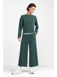 Rich&Royal Spodnie w kolorze zielonym rozmiar: XL. Zielone spodnie materiałowe Rich&Royal, xl, bez wzorów, z materiału, z podwyższonym stanem. Za 251.45 zł.