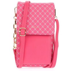 Torebka Damska Na Telefon Mini Listonoszka Szachownica Raportówka Na Ramię Fuksjowa Ekoskóra Por-T-16. Żółte torby na ramię z aplikacjami, ze skóry ekologicznej, eleganckie, na ramię, małe, zdobione, bez dodatków. Za 54.99 zł.