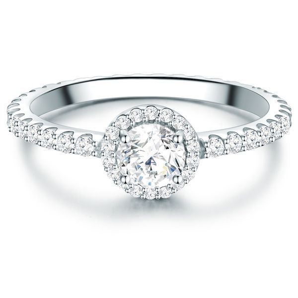 Trilani Srebrny pierścionek srebro wysokiej próby Cyrkonia srebrny Pierścionki 1 ct Damski. Szare pierścionki Trilani, z cyrkonią, srebrne. Za 278.99 zł.