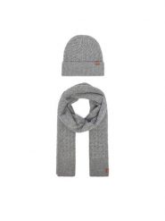 Liu Jo Zestaw szalik i czapka 2F6001 MA29S Szary. Szare czapki Liu Jo, bez wzorów, z poliesteru. Za 339.99 zł.