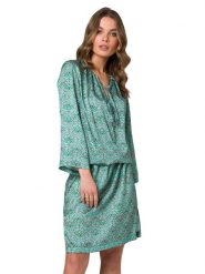 Stylove Sukienka w kolorze turkusowym rozmiar: L. Niebieskie sukienki Stylove, l, bez wzorów, bez kołnierzyka, bez ramiączek, midi. Za 109.26 zł.