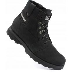 Damskie buty trapery czarne CATERPILLAR CHARLI FLEECE BOOT. Czarne trapery i śniegowce Caterpillar. Za 399.00 zł.
