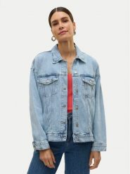 Vero Moda Kurtka jeansowa Tessa 10329868 Niebieski Relaxed Fit. Niebieskie kurtki Vero Moda, l, bez wzorów, z bawełny, bez kaptura. Za 129.99 zł.