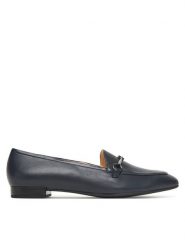 HÖGL Lordsy Close 0-171760 Granatowy. Niebieskie lordsy Högl, bez wzorów, ze skóry, bez obcasa, bez zapięcia. Za 629.99 zł.
