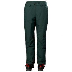 Spodnie narciarskie dla kobiet Helly Hansen Blizzard. Zielone spodnie narciarskie Helly Hansen, bez wzorów, narciarskie. Za 680.50 zł.