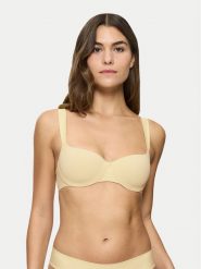 Triumph Biustonosz balkonetka Make-Up Illusion 10217849 Żółty. Żółte biustonosze Triumph, bez wzorów, z syntetyku. Za 112.86 zł.