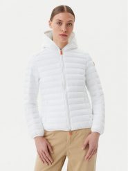 Save The Duck Kurtka przejściowa D33620W GIGA20 Biały Regular Fit. Białe kurtki Save the duck, bez wzorów, z syntetyku, bez kaptura. Za 449.99 zł.