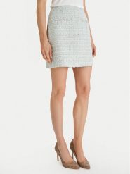 Guess Spódnica mini W6RD56 WJ632 Zielony Regular Fit. Zielone spódnice Guess, xxl, z aplikacjami, z syntetyku, mini. Za 439.99 zł.