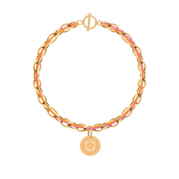 Bransoletka AZTEC. Brązowe bransoletki Lilou, pozłacane. Za 307.00 zł.