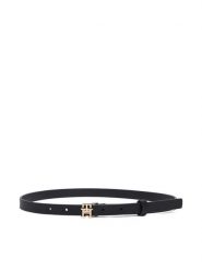 Tommy Hilfiger Pasek Th Logo 1.5 AW0AW18275 Czarny. Czarne paski TOMMY HILFIGER, bez wzorów, ze skóry. Za 209.99 zł.