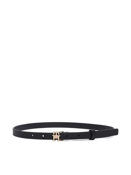 Tommy Hilfiger Pasek Th Logo 1.5 AW0AW18275 Czarny. Czarne paski TOMMY HILFIGER, bez wzorów, ze skóry. Za 209.99 zł.