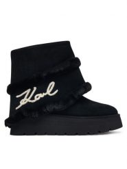 KARL LAGERFELD Śniegowce Skylar KL48652 Czarny. Czarne trapery i śniegowce KARL LAGERFELD, ze skóry. Za 1,189.00 zł.