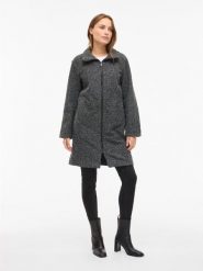 Vila Płaszcz przejściowy "Vijadas" w kolorze szarym rozmiar: 40. Szare płaszcze Vila, bez wzorów, bez kaptura. Za 157.35 zł.