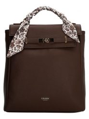 Charm Plecak w kolorze brązowym - 27 x 32 x 10 cm rozmiar: onesize. Brązowe plecaki Charm, bez wzorów, z materiału. Za 149.95 zł.