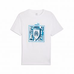 Koszulka OM 2024/25. Białe bluzki Puma, bez wzorów, sportowe, bez kołnierzyka, bez ramiączek. Za 162.00 zł.