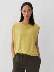 Someday. Koszulka w kolorze żółtym rozmiar: 40. Żółte bluzki someday., bez wzorów, z lyocellu, bez kołnierzyka, bez ramiączek. Za 121.99 zł.