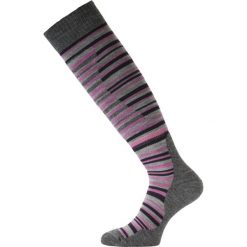 Skarpety stopki merino SWP. Fioletowe skarpety LASTING, bez wzorów, z elastanu. Za 150.40 zł.