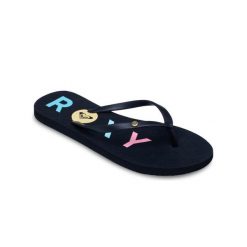 Sandały dla Kobiety SANDY Czarny. Czarne sandały Roxy, bez wzorów, z gumy, sportowe, bez obcasa, bez zapięcia. Za 84.99 zł.