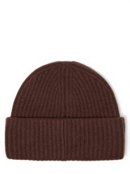 Marie Lund czapka z kaszmiru Kobiety Kaszmir brązowy, ONE SIZE. Brązowe czapki Marie Lund, bez wzorów, z kaszmiru. Za 349.95 zł.