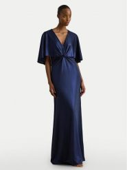 LAUREN RALPH LAUREN Sukienka wieczorowa 253P04061003 Granatowy Regular Fit. Niebieskie sukienki Lauren Ralph Lauren, bez wzorów, z syntetyku, wizytowe, bez kołnierzyka, bez ramiączek. Za 1,859.00 zł.